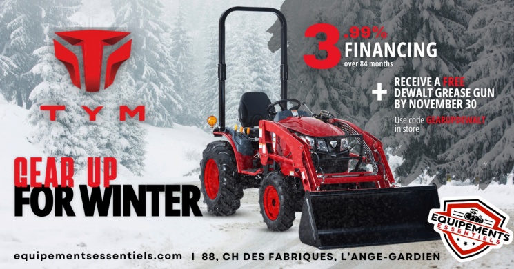 Gear Up for Winter with TYM Tractors!